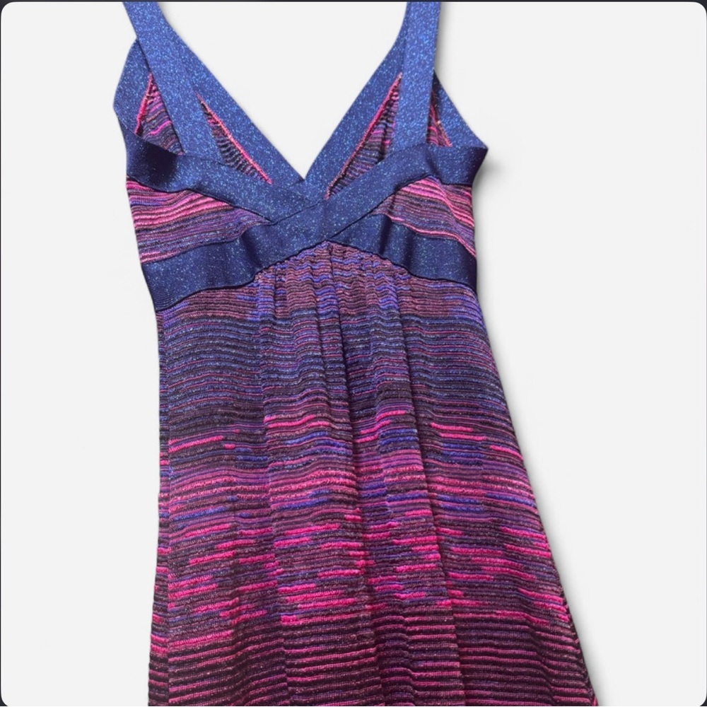 M Missoni Metallic Lurex Knit Mini Dress, Size 44 - Picture 5 of 12